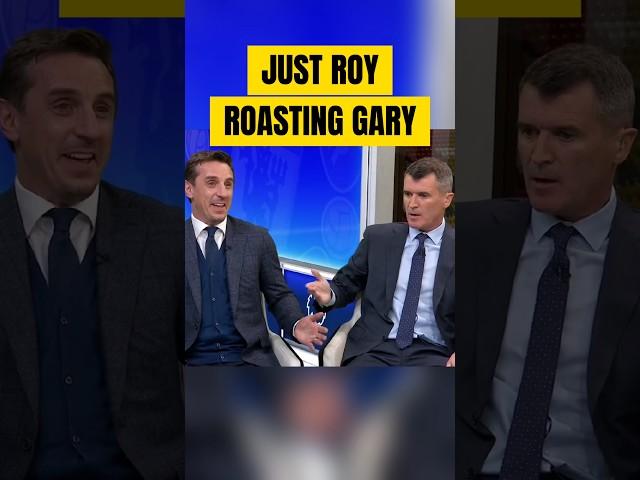 Neville makes it too easy for Roy Keane #manutd #roykeane #shorts