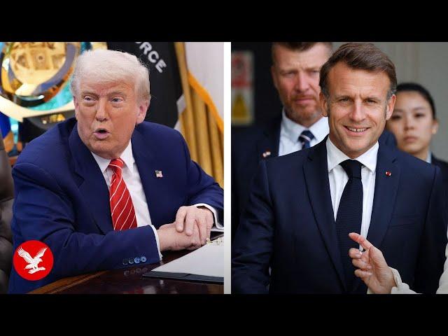 Trump reacts to Macron wife 'slap' controversy: 'Keep the door closed'