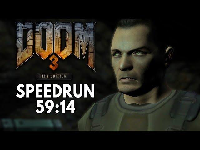 Doom 3 BFG Speedrun in 59:14 [Personal Best]