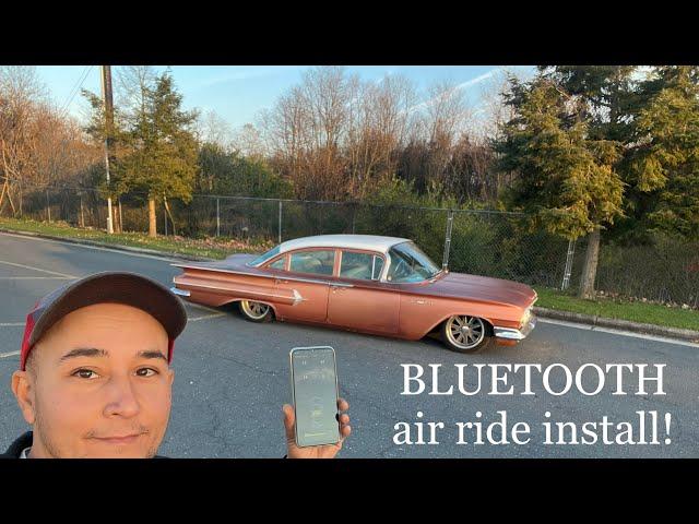 AIRSLAMIT full air ride install on my 1960 x frame Chevy Bel Air!