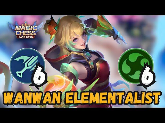 Meta Hyper Wanwan Elementalist Unlimited Ulti !!! Combo Magic Chess Terbaru 2024 !!!