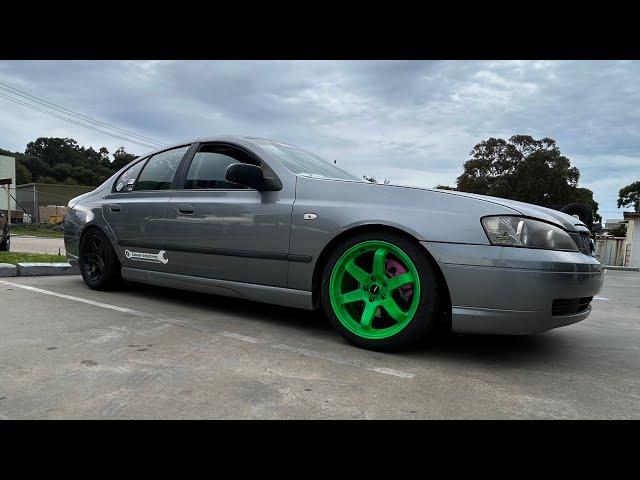 Budget BA Falcon Drift Car Gets Upgrades! Coil Overs, Brakes, Cooling, & More