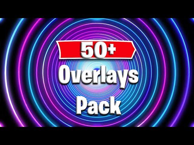 THE *LARGEST* OVERLAYS PACK FOR MONTAGES | (50+ Overlays)