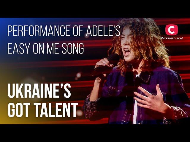 Sensual performance of Adele's Easy On Me song – Ukraine’s Got Talent