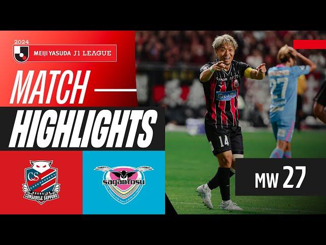 Goal Fest in Hokkaido! | Consadole Sapporo 5-3 Sagan Tosu | 2024 J1 LEAGUE HIGHLIGHTS | MW 26