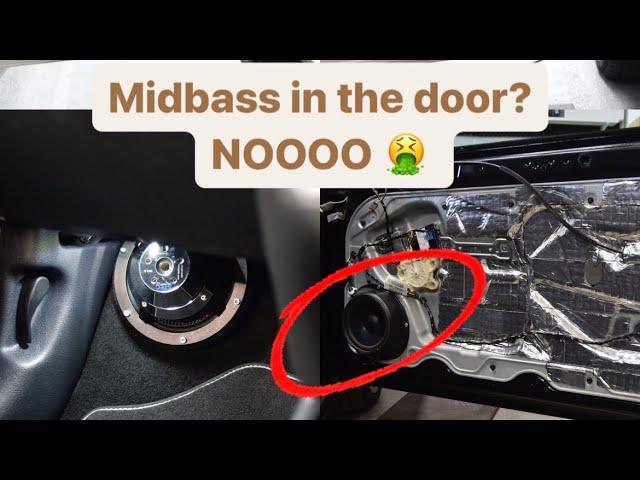 Why We Hate Midbass In a Door - James's Golf IV Upgrading to 3Way Front - Brax, Helix, Hertz, JL