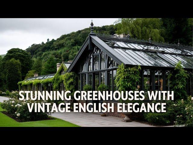 Stunning Greenhouses Ideas with Vintage English Elegance and Old World Beauty