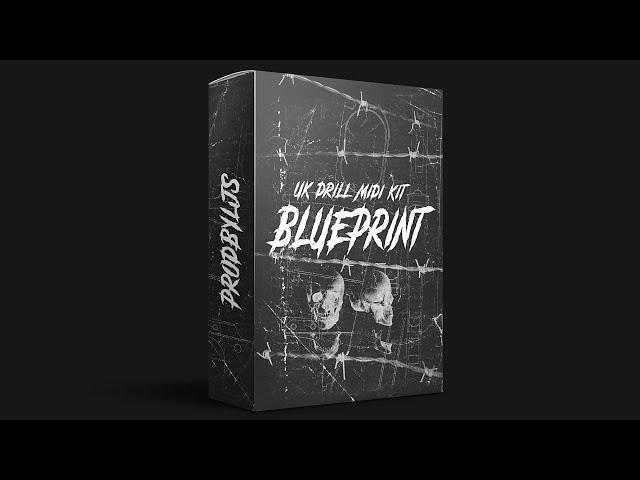 (70+) FREE DRILL MIDI KIT “BLUEPRINT” 2021 (Drums, Chords, Melody, 808s)