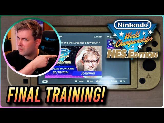 My FACE on Nintendo Switch?! Nintendo World Championship NES FINAL TRAINING!!