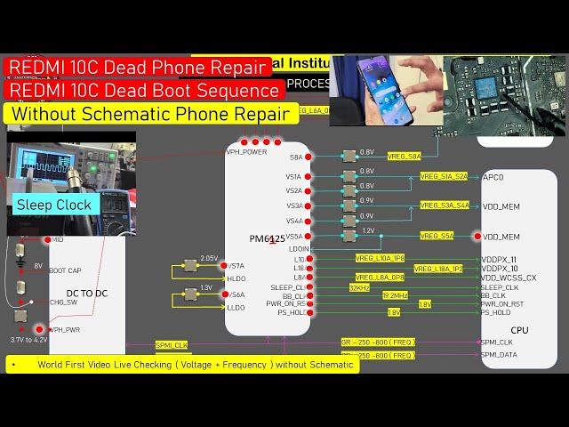 REDMI 10C Dead Mobile Solution Without Schematic || Join Our Next Online Batch 8851213933