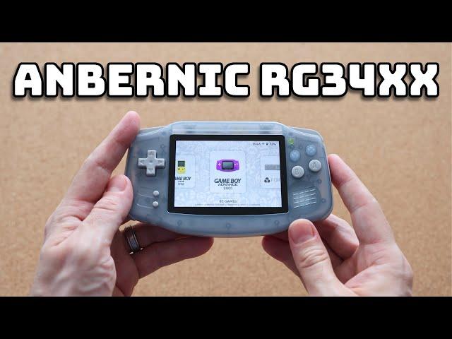 Here is the New Glacier Anbernic RG34XX