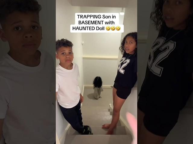 TRAPPING Son in BASEMENT with HAUNTED Doll Gone BAD 