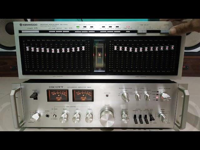 kenwood equaliser GE-1000 with SCOTT 480A woow briliant sound