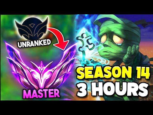 How to ACTUALLY Climb to Masters in 3 Hours with Amumu Jungle Season 14