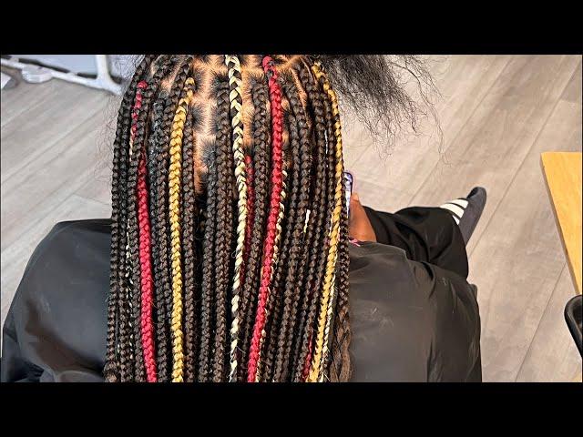 Finish These Traditional Box Braids w/ Me