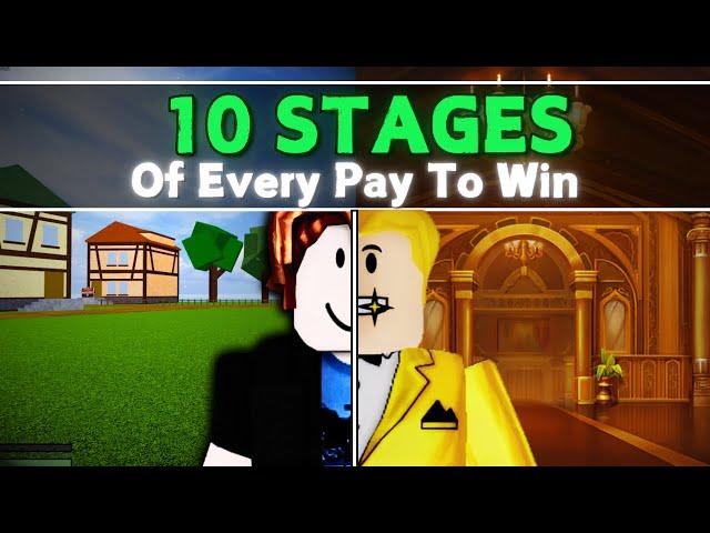 10 Stages of Every Blox Fruits PAY TO WIN Player.. (Noob to Pro)