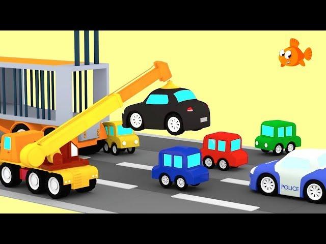 POLICE CAR CHASE!  Cartoon Cars - Cartoon Animation Cartoons for children