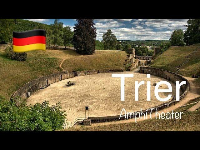 Amphitheater Trier (Germany, Rheinland-Pfalz) In 4K  60Fps