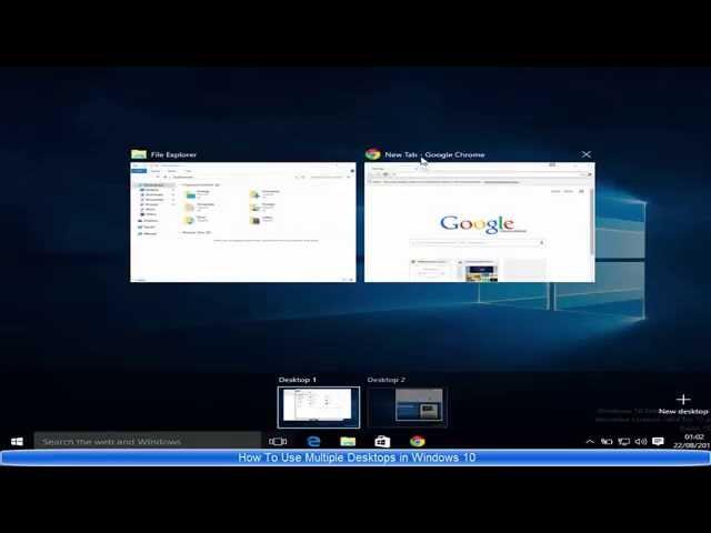 How To Use Multiple Desktops in Windows 10