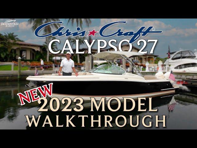 NEW 2023 Chris-Craft Calypso 27 Walkthrough