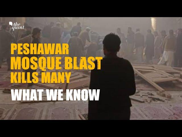 At Least 28 Killed, 150 Injured in Peshawar Mosque Blast, Suicide Bomber Responsible