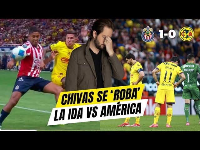 Chivas se 'roba' la ida vs América | 1-0 (Ida 8vos de Final Concachampions)