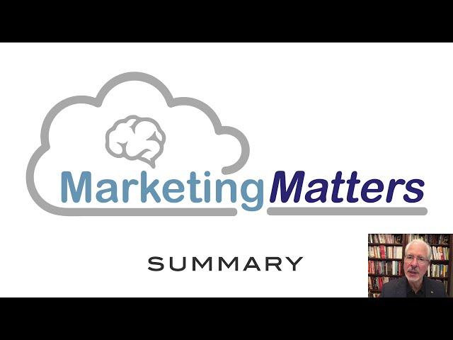 THE PURPOSE OF ADVERTISING - SUMMARY