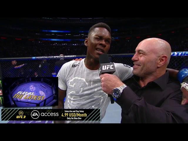 UFC 230: Israel Adesanya Octagon Interview