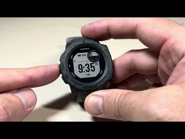 Garmin Instinct Solar | Move IQ (Automatic detection for activities)