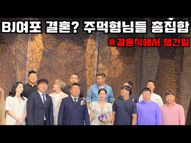 BJ여포 결혼식장에 주먹형님들 총집합!? (feat.모기)