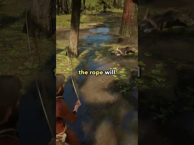 You probably didn’t know your rope can do this in RDR2 #shorts #gaming #rdr2 #reddeadredemption