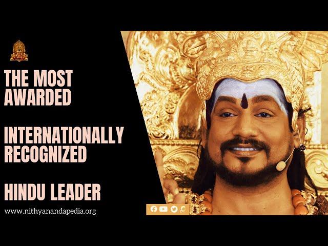 THE MOST AWARDED HINDU LEADER | NITHYANANDA SATSANG | RETELECAST | 31 DEC 2021