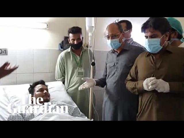 Karachi plane crash survivor describes his escape