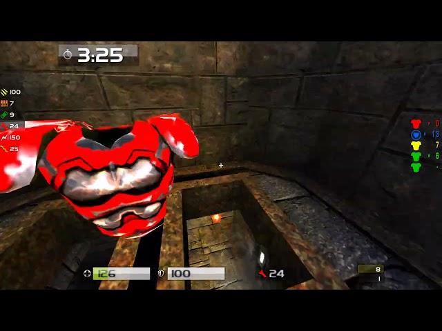 Quake Live: 0721 (POV) vs wraith - aerowalk