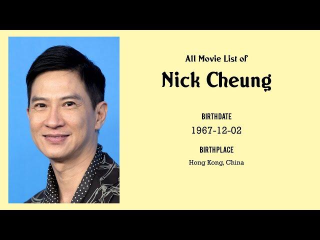 Nick Cheung Movies list Nick Cheung| Filmography of Nick Cheung