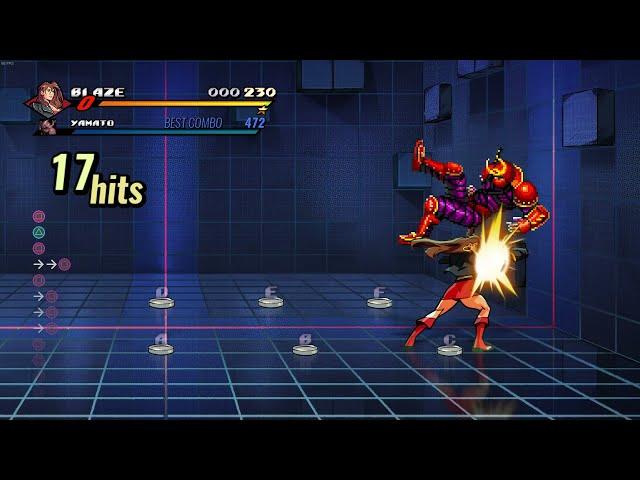 Streets of Rage 4: SOR4 Blaze ALT Combo