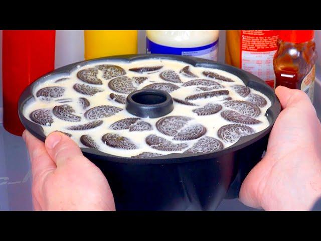 Oreos Floating In This Cake Will Mesmerize You | Ready After A Few Hours In The Fridge!