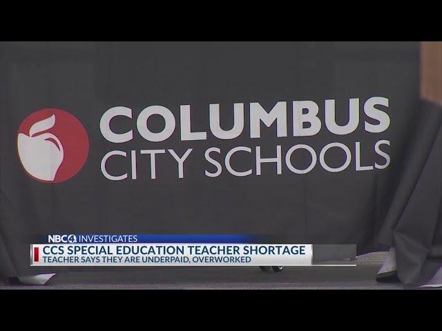 Columbus special ed teacher said they are underpaid, overworked