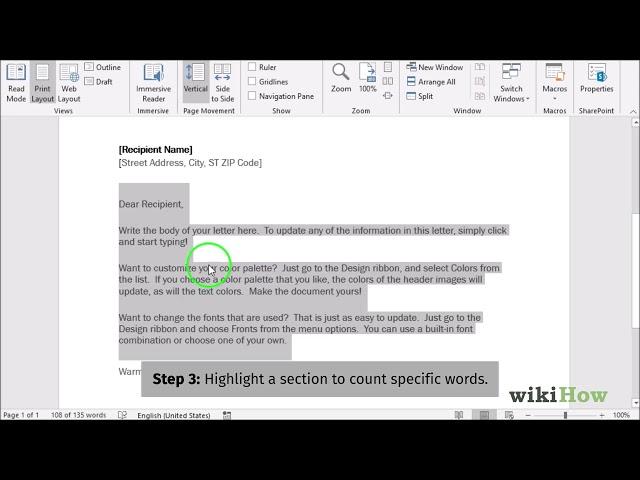 How to Check a Word Count in Microsoft Word