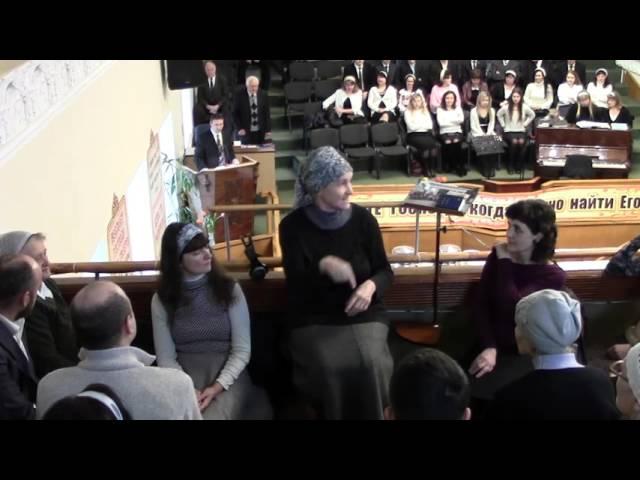06.03.2016 Утреннее Богослужение для слабослышащих(с сурдопереводом) Культурная 9