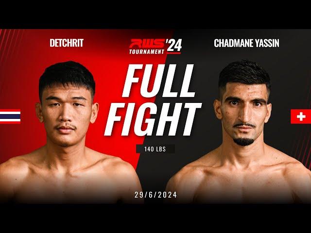 Full Fight l Detchrit Sitapidet Sitsongpeenon vs Chadmane Yassin Yodyut Muay Thai I RWS