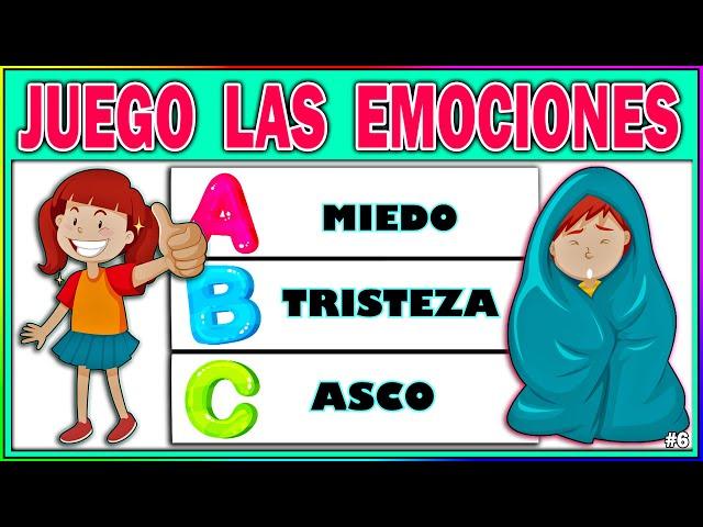 LAS EMOCIONES Básicas Para NIÑOS en SITUACIONES  JUEGO Para TRABAJAR Las EMOCIONES