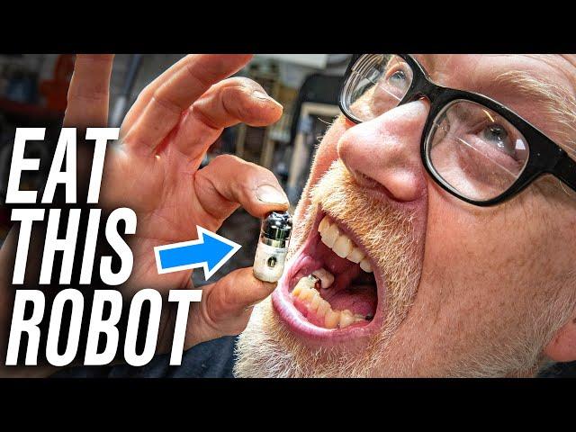 Adam Savage Swallows This Camera Robot!