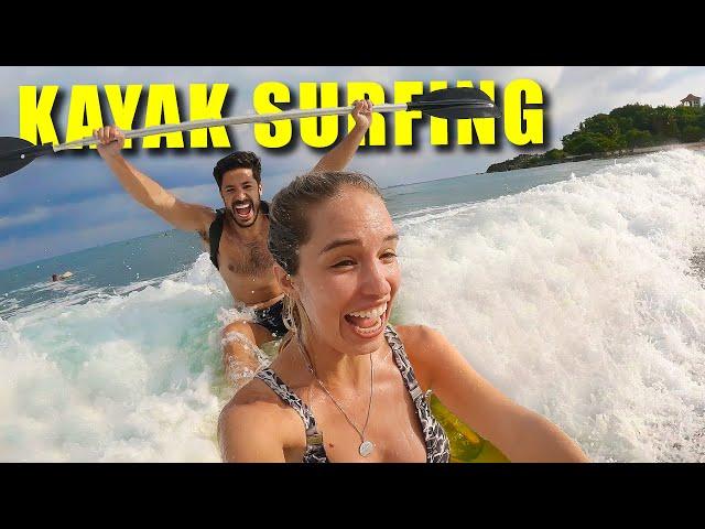 A Normal Day in Unawatuna, Sri Lanka / Kayak Surfing!