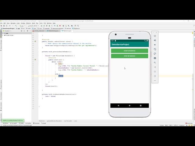 Android | App | Development | Training | Java : Stop Random Number Generator