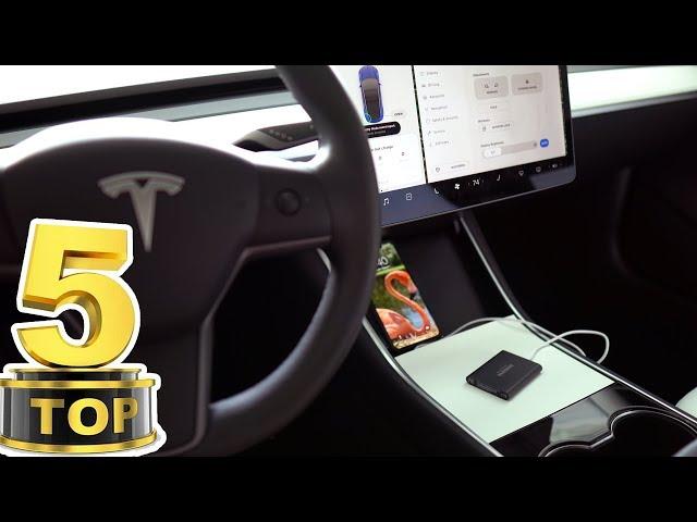 TOP 5 BEST Tesla Model 3 Accessories | BUY THESE RIGHT NOW !