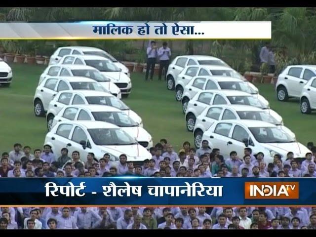 Diwali Gifts: Diamond Trader Gifts 491 Cars To Employees - India TV