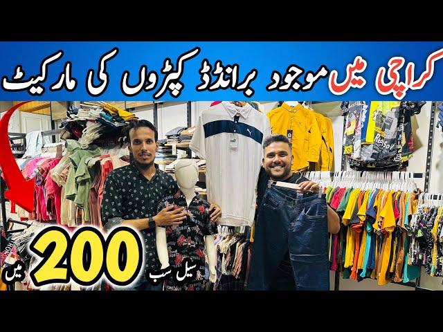 200-Rs Only | Wholesale Pant Shirt Market in Karachi | Jeans & Shirt | G & S Clothing New Video