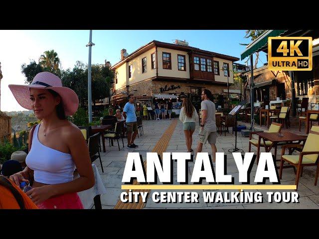 Antalya City Center Walking Tour | Turkey 2022  [4K UHD 60 fps]