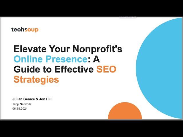 Elevate Your Nonprofit's Online Presence  A Guide to Effective SEO Strategies